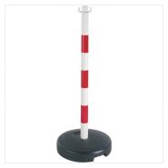 Poteau de signalisation - Direct Signalétique - PVC sur socle à lester 9 kg - Hauteur 900 mm - Disponible en 4 coloris_2