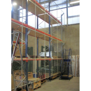 Rayonnage lourd pour l'entreposage de palettes - Palettier en acier galvanisé avec accessoires et normes NF EN 15512_2