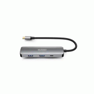 Urban Factory MHC40UF station d'accueil Avec fil USB 3.2 Gen 1 (3.1 Gen 1) Type-C Gris_2