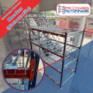 Rayonnage mi-lourd - Hauteur 2000mm, Longueur 1900mm, Profondeur 1100mm - MECALUX M7_2