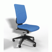 Siège de bureau Tertio avec système contact permanent - Sokoa - Bleu, Non_0