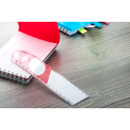 Règle en plastique 15 cm avec loupe - transparente et légère 14 gr_2