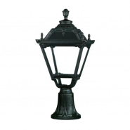 Borne lumineuse classique Indura Medium 4 - IP55 - résine noire - hauteur 71 cm - à équiper d'une ampoule E27_2