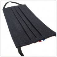 Masque lavable 3 plis en tissu - VDM - Jean - 100% coton avec barrette nasale, lavable et réutilisable_2