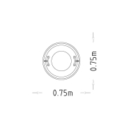Siège de balançoire BIMP - chaîne gainée plastifiée 6 mm - réf 8049723 - HAGS_2