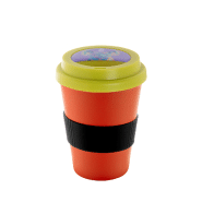 Mug thermos personnalisable - double paroi avec couvercle et poignée en silicone - 300 ml_2