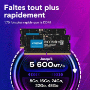 Crucial CT2K64G56C46S5 module de mémoire 128 Go 2 x 64 Go DDR5_2