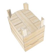 Caisse jardinière en bois L3 - Simply A Box - L36 x H39 x P27 cm - Bois brut ou 6 coloris de lasure à l'eau_2