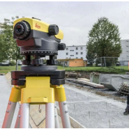 Niveau optique de chantier Leica Runner 20 - NA520, robuste, précis et étanche aux projections d'eau_2