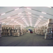 Tente de stockage fermée - structure fixe - couverture multi-éléments en polyester - 20m de largeur - extensible par travée de 5m_2