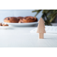 Clé USB publicitaire en bois - forme sapin de Noël - 8/16/32GB_2