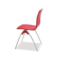 Bullet V840 - Chaises empilables en bois et métal - Système d'empilabilité en nylon - Gamme Dynamica_2