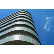 Feria - garde-corps - horizal - en aluminium - avec remplissage à effet filant_2