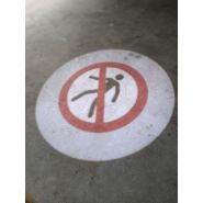 Pictogramme signalétique par projection lumineuse - Projecteur LED avec lentille gravée au laser - Étanche IP65 jusqu’à -25°C_2