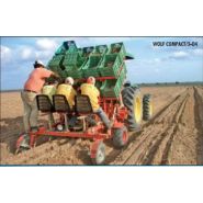 Planteuse à 1 ou 2 rangs Wolf avec distance réglable de 20 cm à 2 m