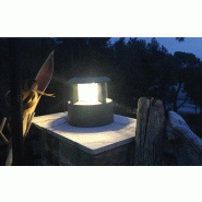 Borne lumineuse solaire Bilbao - LED 3W - Aluminium - 0.23m - Éclairage public_2