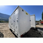JCR Remorque cabane de chantier 2 essieux JCR 243DFRD_2