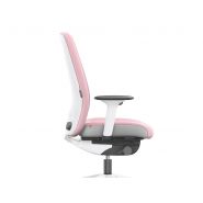 Siège de bureau EVERY Interior Edition - Design et fonctionnalité - Mécanisme synchrone, tissu ERA gris agate, soutien lombaire réglable_2