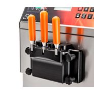 Appareil compact pour glace molle avec options gravité et pompe