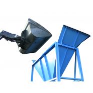 Trémie pour big bag - geco - manutentionnée au chariot élévateur