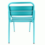 Fauteuil aluminium Avignon - BLEU_2