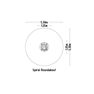 Manège spiral pour aires de jeux - réf 8081875 - hags_2