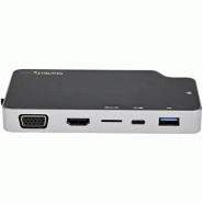 Adaptateur Multiport USB C - USB-C vers 4K HDMI ou VGA avec 100W Power Delivery Pass-through, 2-Port_2