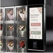 Boutique florale réfrigérée en libre-service - Smart Floral Vending Boutique - vente 24h/24 de bouquets et fleurs coupées_2