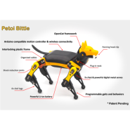 KIT ROBOT CHIEN MINI STEM LOISIR OPEN SOURCE BITTLE PETOI OPENCAT À MONTER ET À PROGRAMMER_2