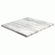 Plateau de table restaurant Werzalit 70x70 - PONDEROSA BLANC_2