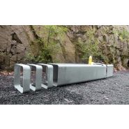 Rua parking à vélos - Larusdesign - 1 vélo par module - acier - design épuré_2