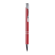 Stylo bille en aluminium recyclé - encre bleue - couleur rouge - 14g_2