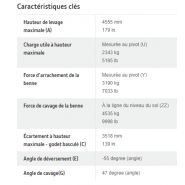 663r - chargeurs frontaux - john deere - hauteur de levage maximale : 4555mm_2