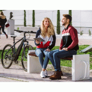 Banc connecté Steora CYCLO station d'entretien micro-mobilité_2