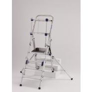 Profort X’tend - Plateforme de travail télescopique en aluminium Tubesca - Réglage des pieds tous les 20 cm_2