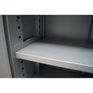 Armoire d'atelier Uniworks - 3 tablettes, 2 tiroirs, 900x450x1800 mm - EMH904518_2