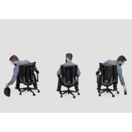 Fauteuil XT41 avec Dossier Flexible et Appui Lombaire - Référence 6417 FR110_2