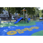 Jeu multi tours en acier inoxydable - Aire de jeux conforme EN1176 - Référence BT11023_2