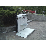 Plateforme oblique pour fauteuil roulant, pour escaliers courbes - charge jusqu'à 300 kg  - Vimec V65_2