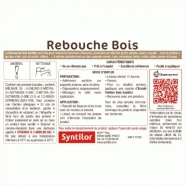 Rebouche bois SYNTILOR - gris clair - 500 g - Répare trous et fissures jusqu'à 1 cm_2