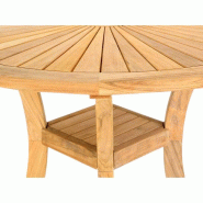 Table de jardin colosseum ø120cm – MTF – bois de teck – 2nab2204_2