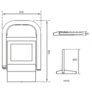 Arceau de parking autonome Cardin PARKLINE - robuste en acier inox avec télécommande et batterie longue durée_2