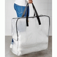 DIMPA - Sac de rangement transparent 65x22x65 cm - Contenance pour roue, affaires de sport ou vêtements_2
