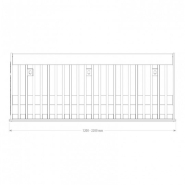 Godet claire-voie compatible avec télescopiques et tractopelles