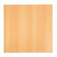 Plateau de table carré effet hêtre 600mm | Bolero - GG634_2