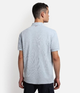 Polo Elbas - Napapijri - Réf : NP0A4GDL - 100% coton avec logo imprimé et brodé_2