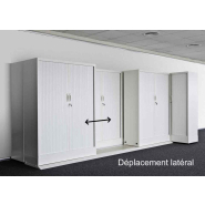 Système d'armoire mobile à rideau pour archives administratif matériel médical_2