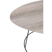 Table basse ovale OVAO en MDF naturel et métal noir - Design tendance_2