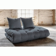 Canapé lit futon Shin Sano gray - Pin massif - Couchage 140x200 cm - Marque KARUP_2