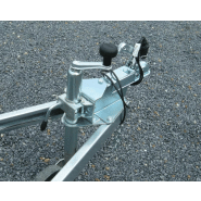 Remorque sans frein de fabrication française à 1 essieux 750 kg et d'une châssis modulaire bénéfique pour le transport d'un moto -  erde - ch 751_2